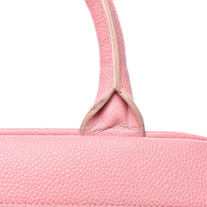 Chanel Caviar Quilted Small Bowler Pink 11 of 13