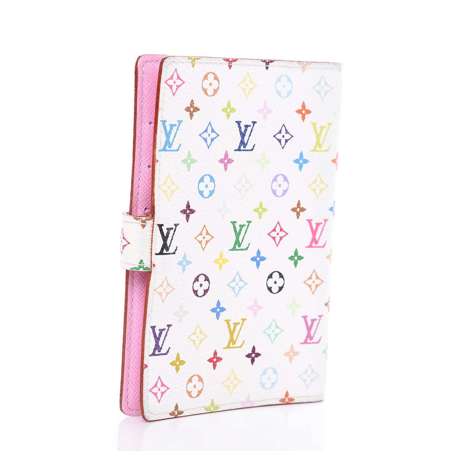 Monogram Multicolor Small Ring Agenda Cover White Litchi