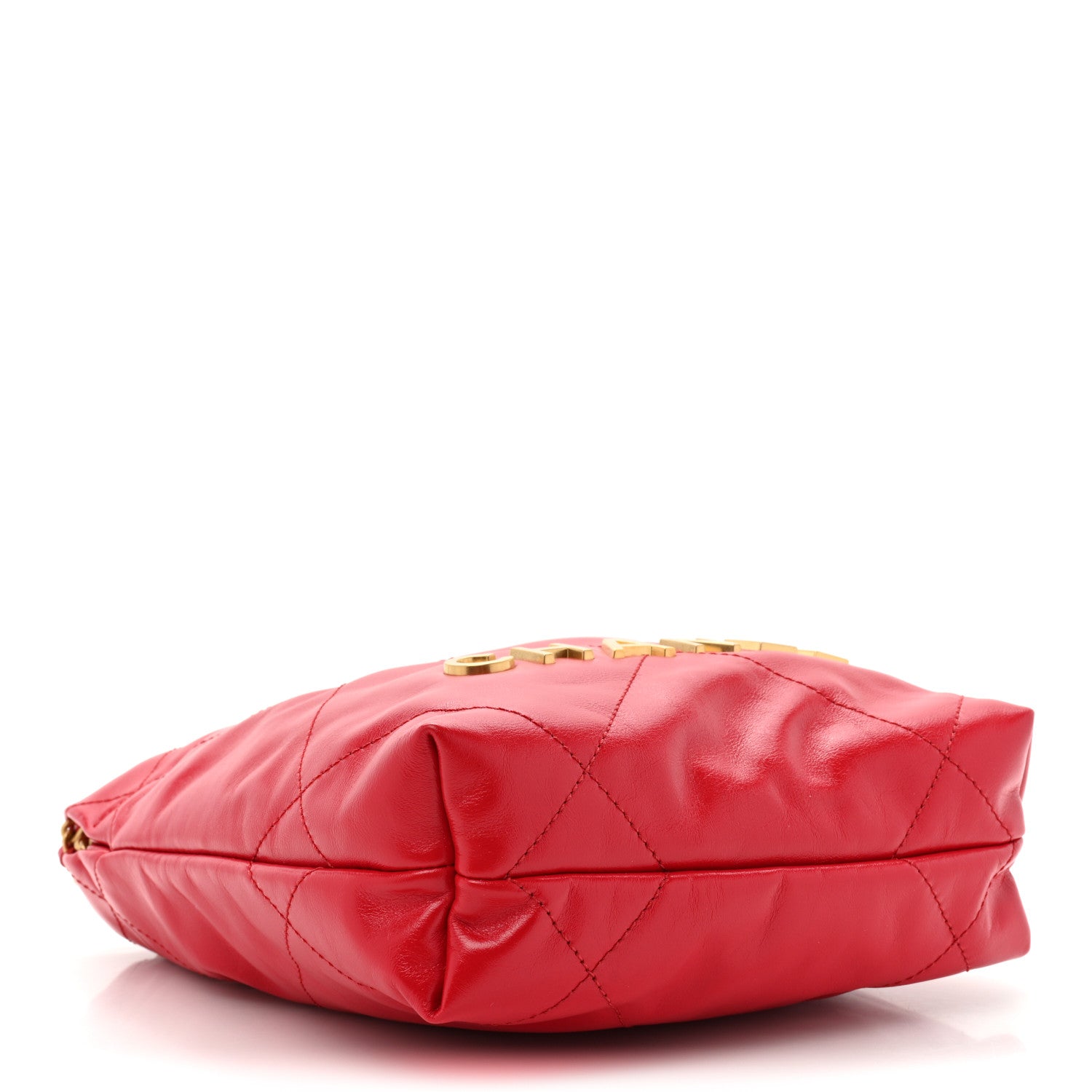 Chanel Shiny Calfskin Quilted Mini Chanel 22 Red 4 of 10
