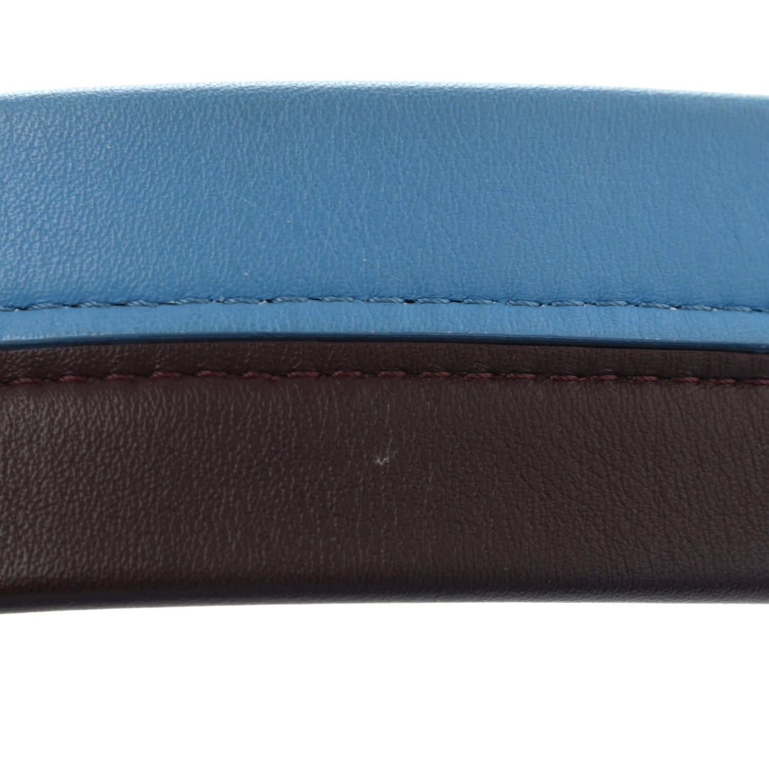 Louis Vuitton Calfskin Cluny MM Shoulder Strap Blue Glacial 9 of 9