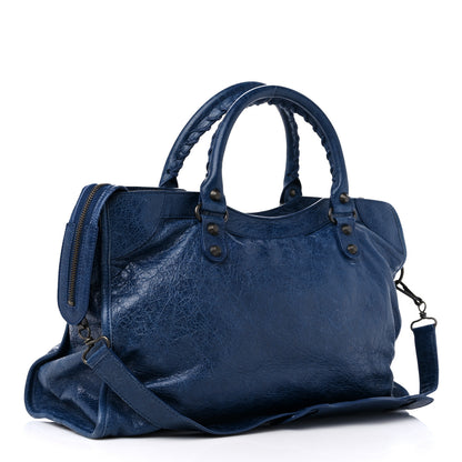 Balenciaga Agneau Classic Hardware City Bleu Mineral 3 of 14