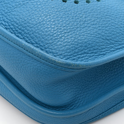 Hermes Taurillon Clemence Evelyne III PM Bleu Zanzibar 12 of 18