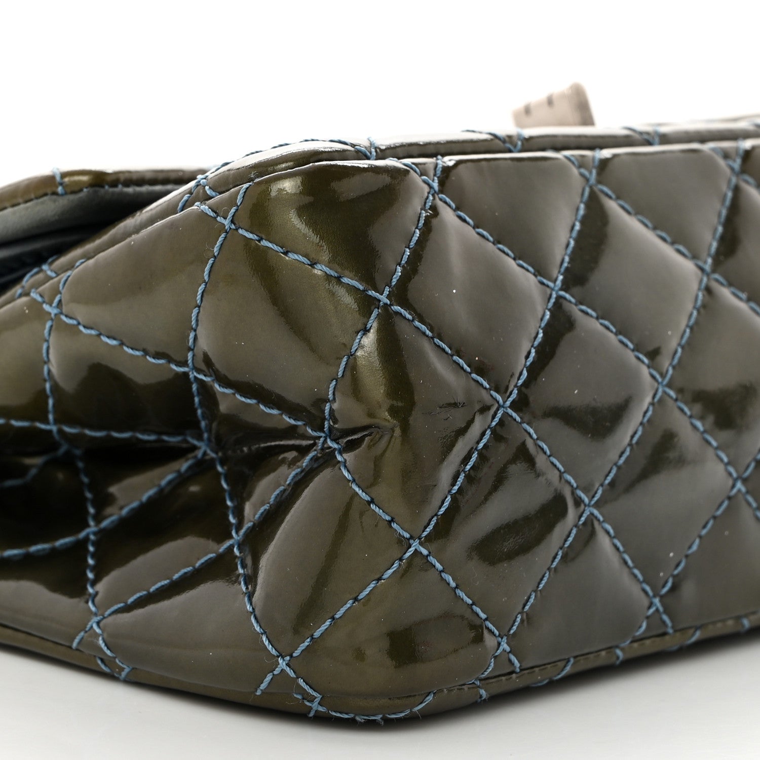 Chanel Patent 2.55 Reissue Flap 224 Blue 9 of 10