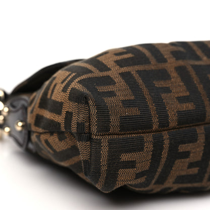 Fendi Zucca Small Chef Shoulder Bag Tobacco 9 of 10