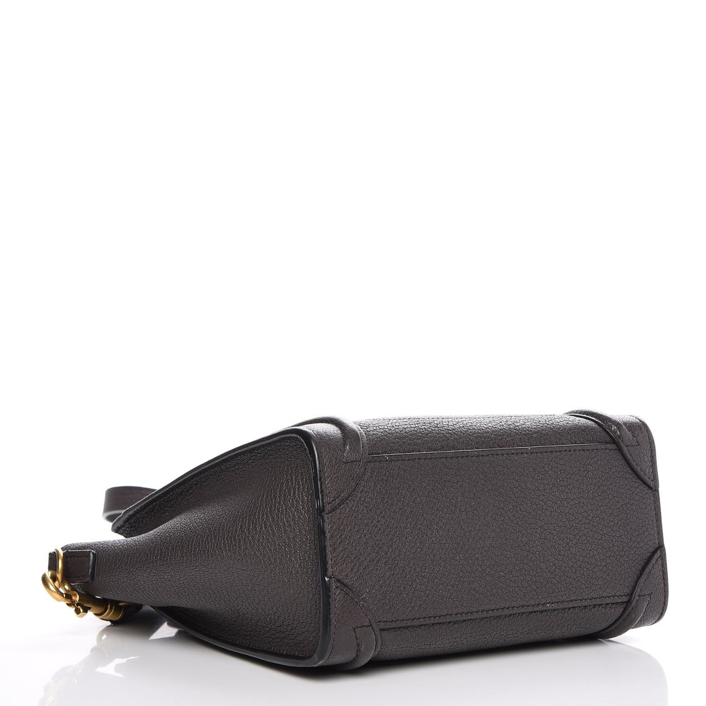 Goatskin Nano Luggage Dark Taupe