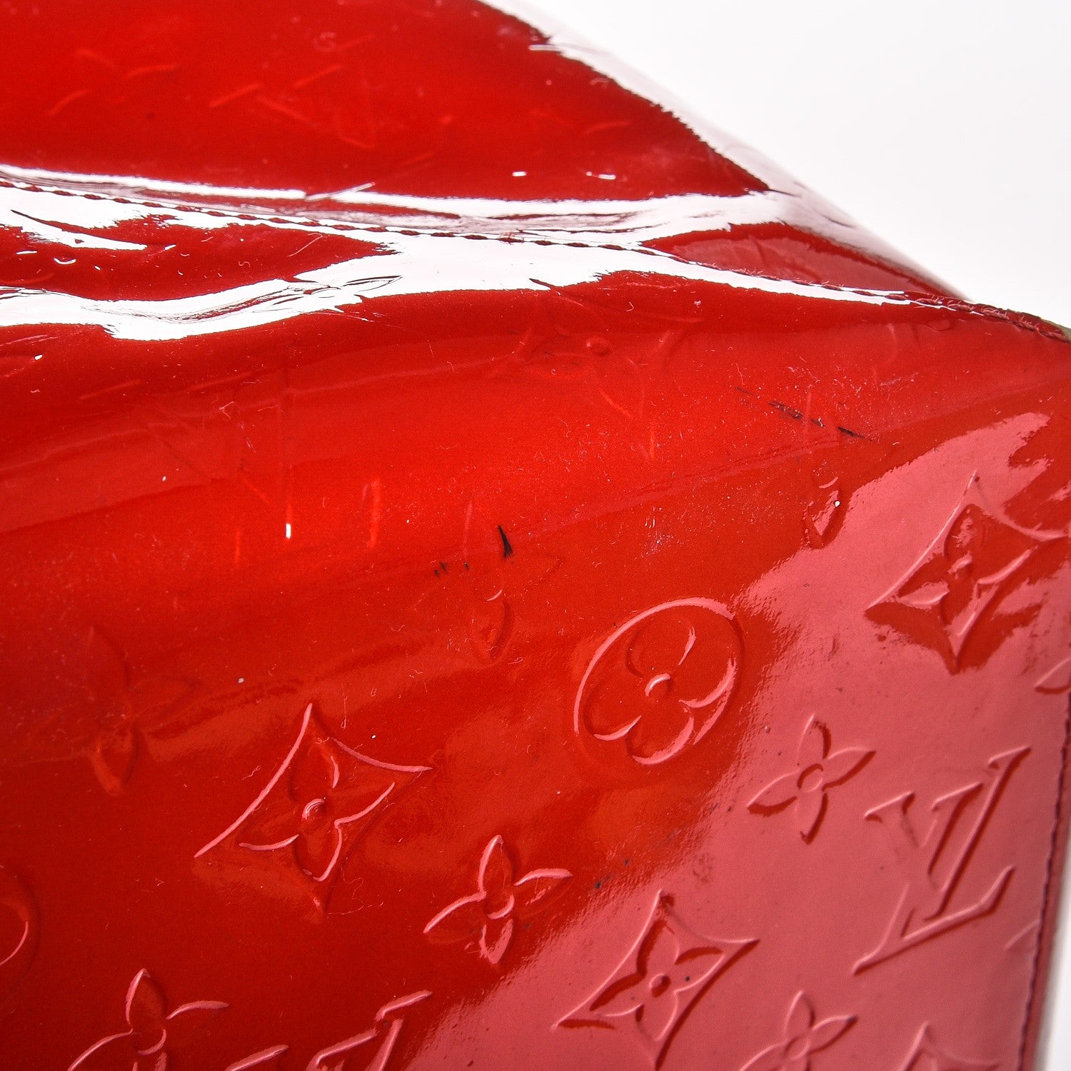 Louis Vuitton Vernis Reade GM Rouge 12 of 13