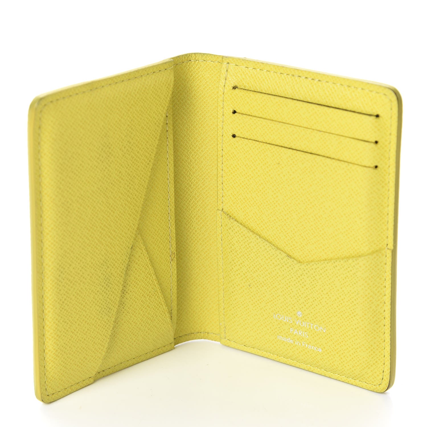 Louis Vuitton Damier Graphite Logo Pocket Organizer Yellow 5 of 13