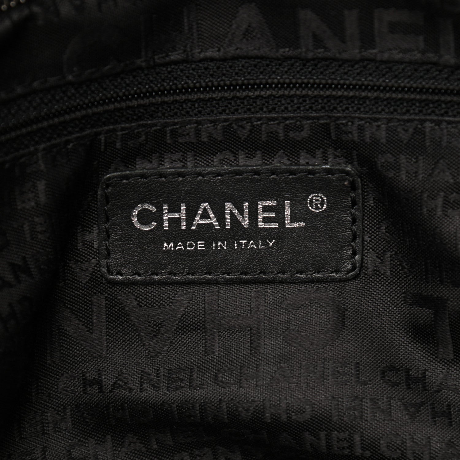 Chanel Distressed Lambskin Vintage Ligne Lady Braid Tote Black 5 of 9