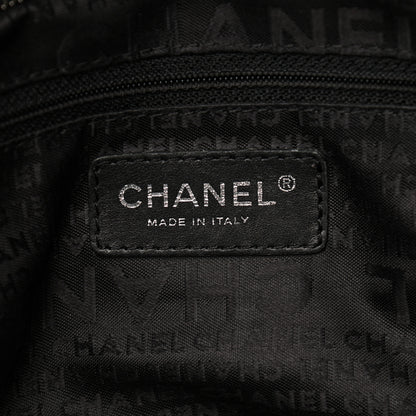 Chanel Distressed Lambskin Vintage Ligne Lady Braid Tote Black 5 of 9
