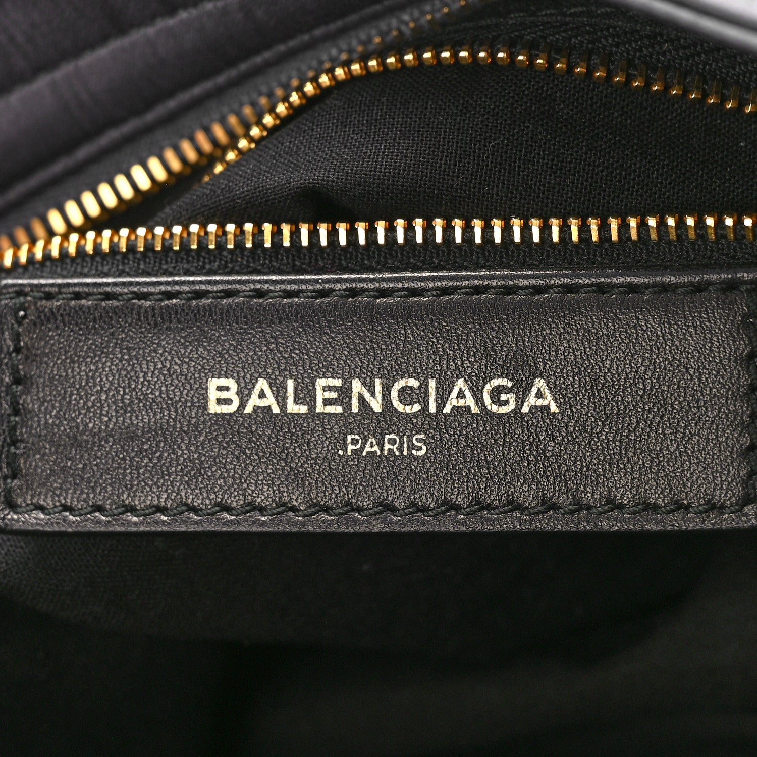 Balenciaga Satin Classic Gold Hardware City Gris Ardoise 6 of 9