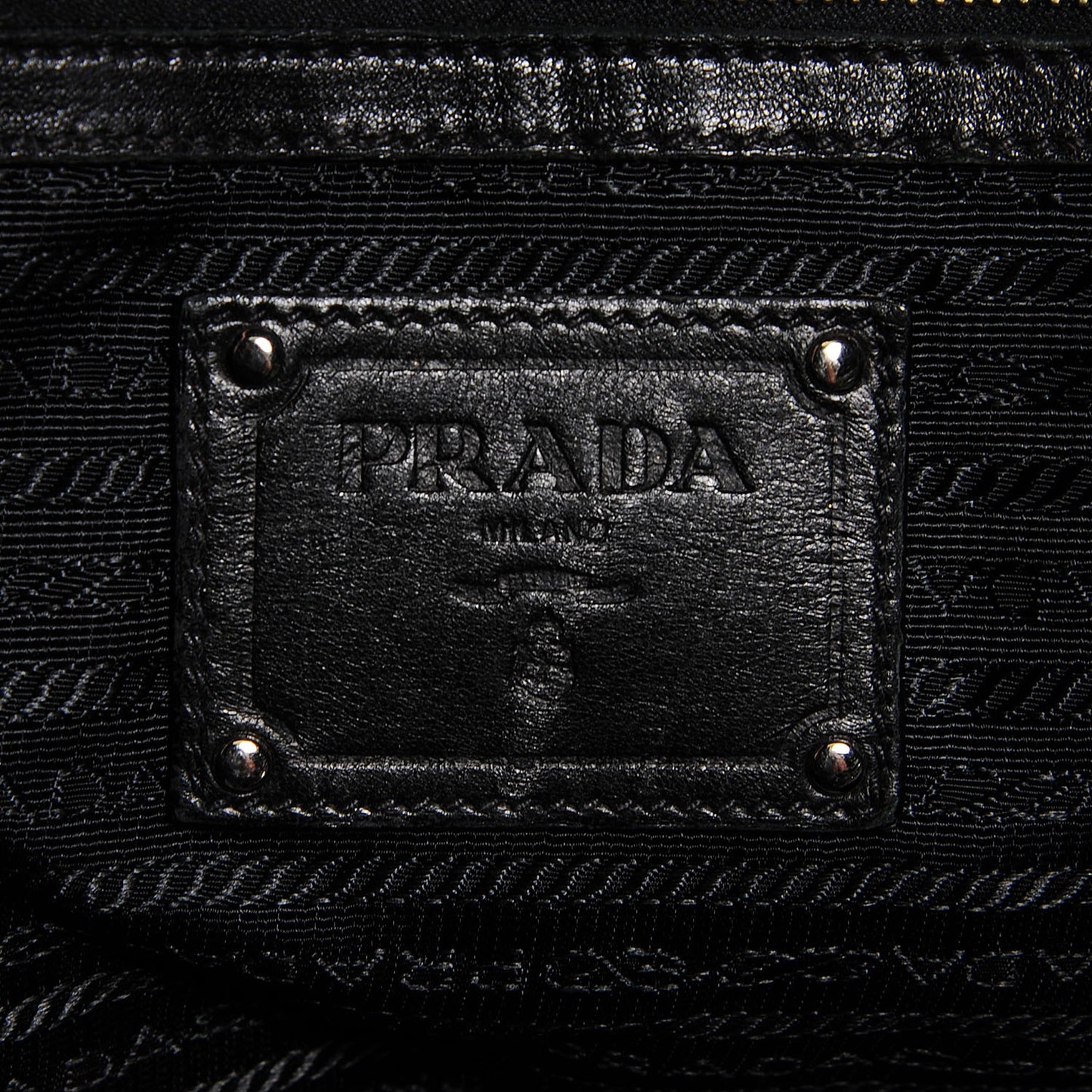 Tessuto Nappa Mordore Tote Nero Black