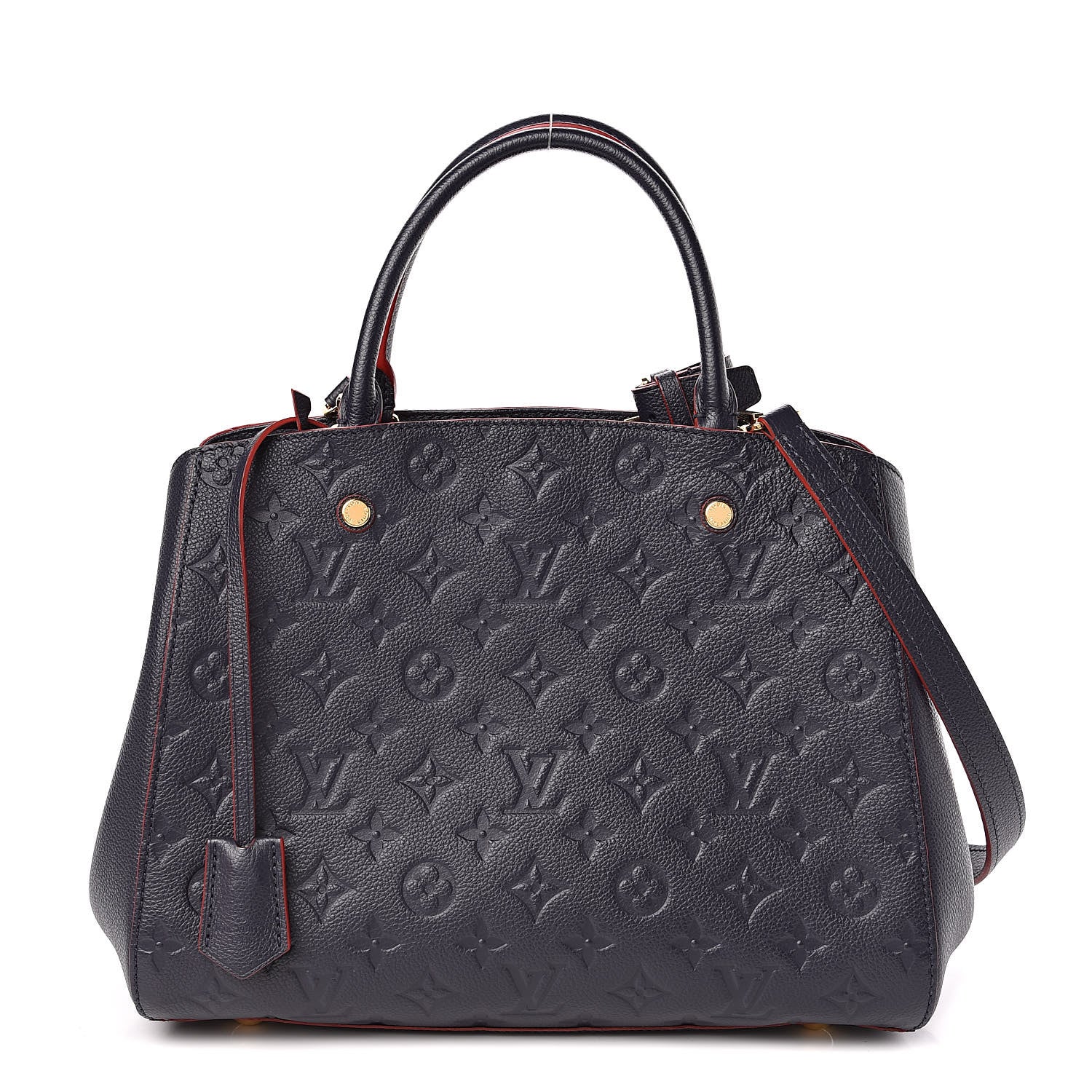 Louis Vuitton Empreinte Montaigne MM Marine Rouge 1 of 13