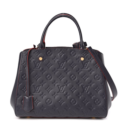 Louis Vuitton Empreinte Montaigne MM Marine Rouge 1 of 13