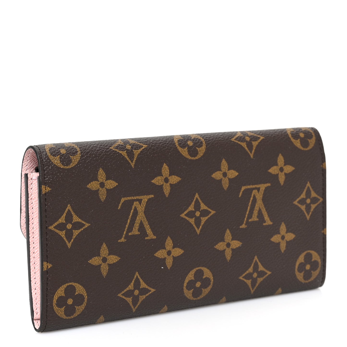 Monogram Emilie Wallet Rose Ballerine