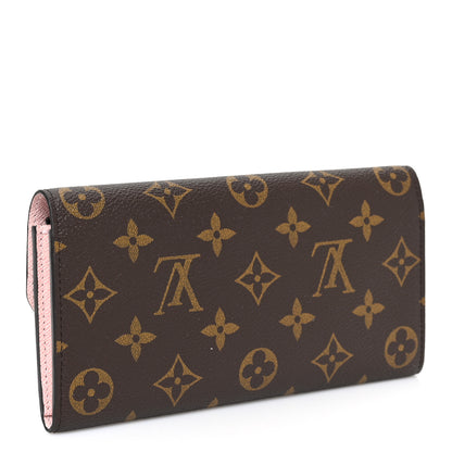 Louis Vuitton Monogram Emilie Wallet Rose Ballerine 3 of 8