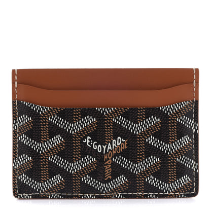 Goyard Goyardine Saint Sulpice Card Holder Black Gold 1 of 8