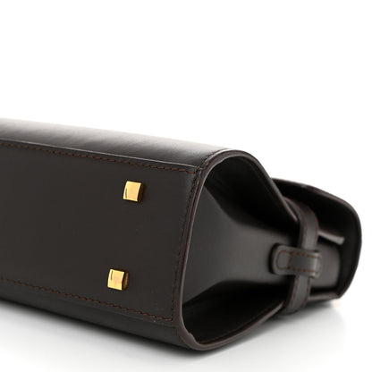 Delvaux Smooth Calfskin Mini Tempete Satchel Brown 10 of 10