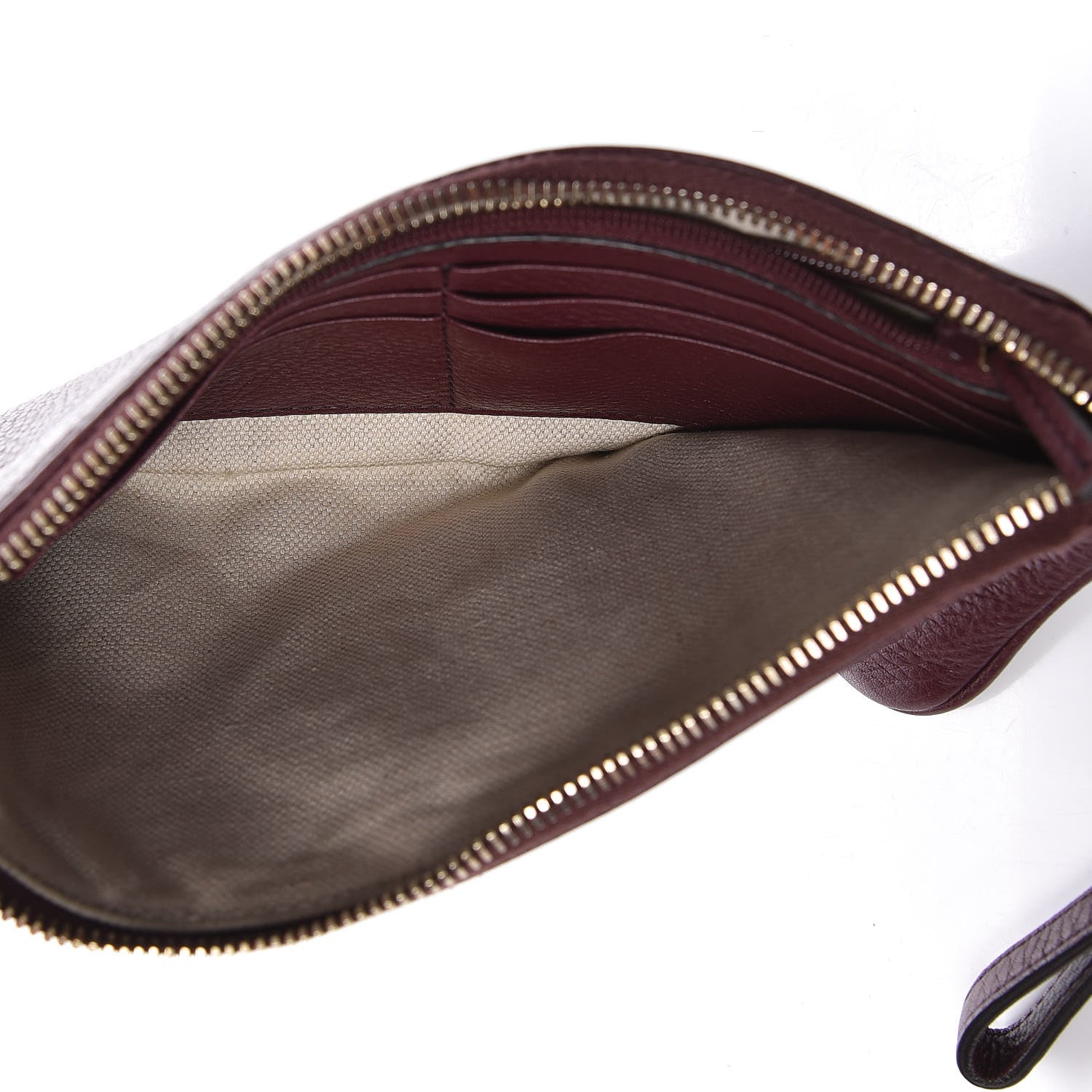 Gucci Pebbled Calfskin Soho Wristlet Scarlatto 5 of 7