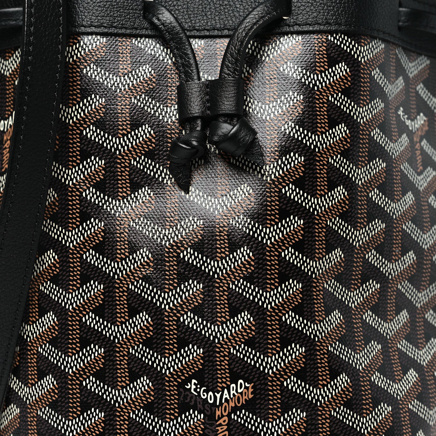 Goyard Goyardine Petit Flot Bucket Bag PM Black 7 of 9