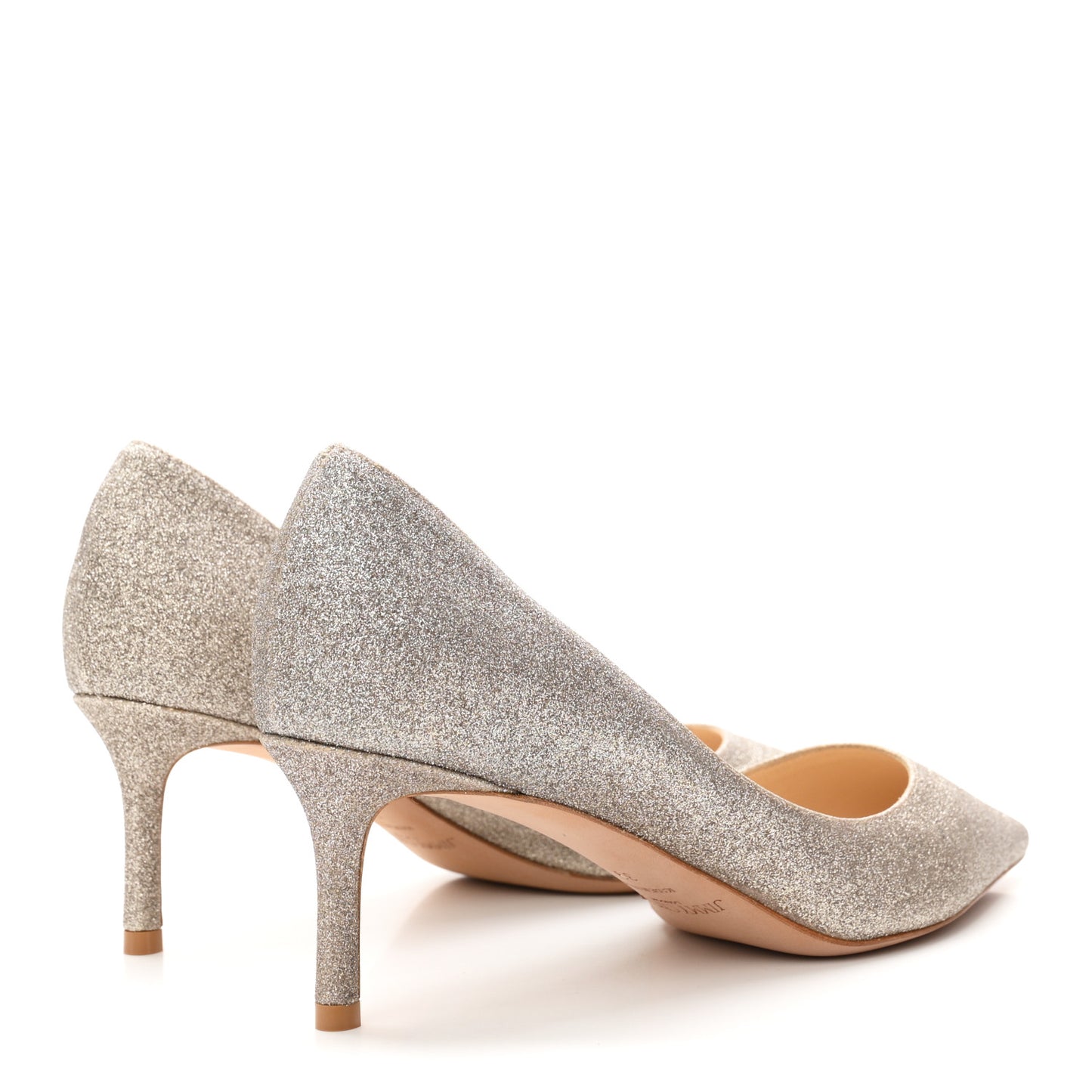 Dusty Glitter Romy 60 Pumps 39 Platinum Ice