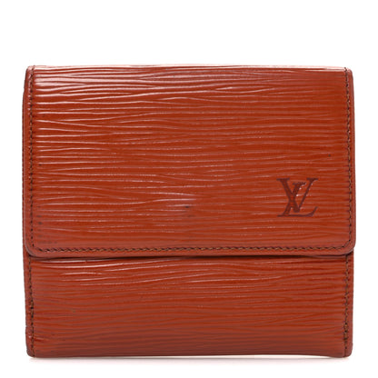 Louis Vuitton Epi Elise Wallet Kenyan Fawn 1 of 8