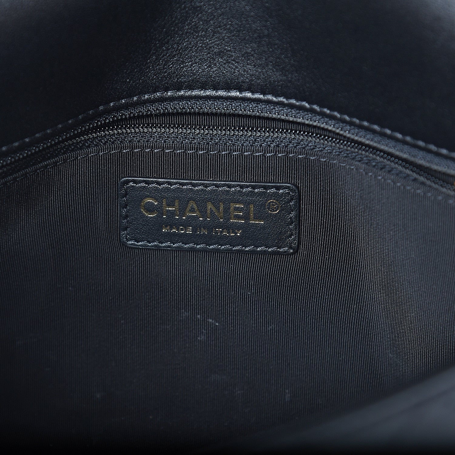 Chanel Calfskin Stitched CC Case Flap Bag Black 5 of 9