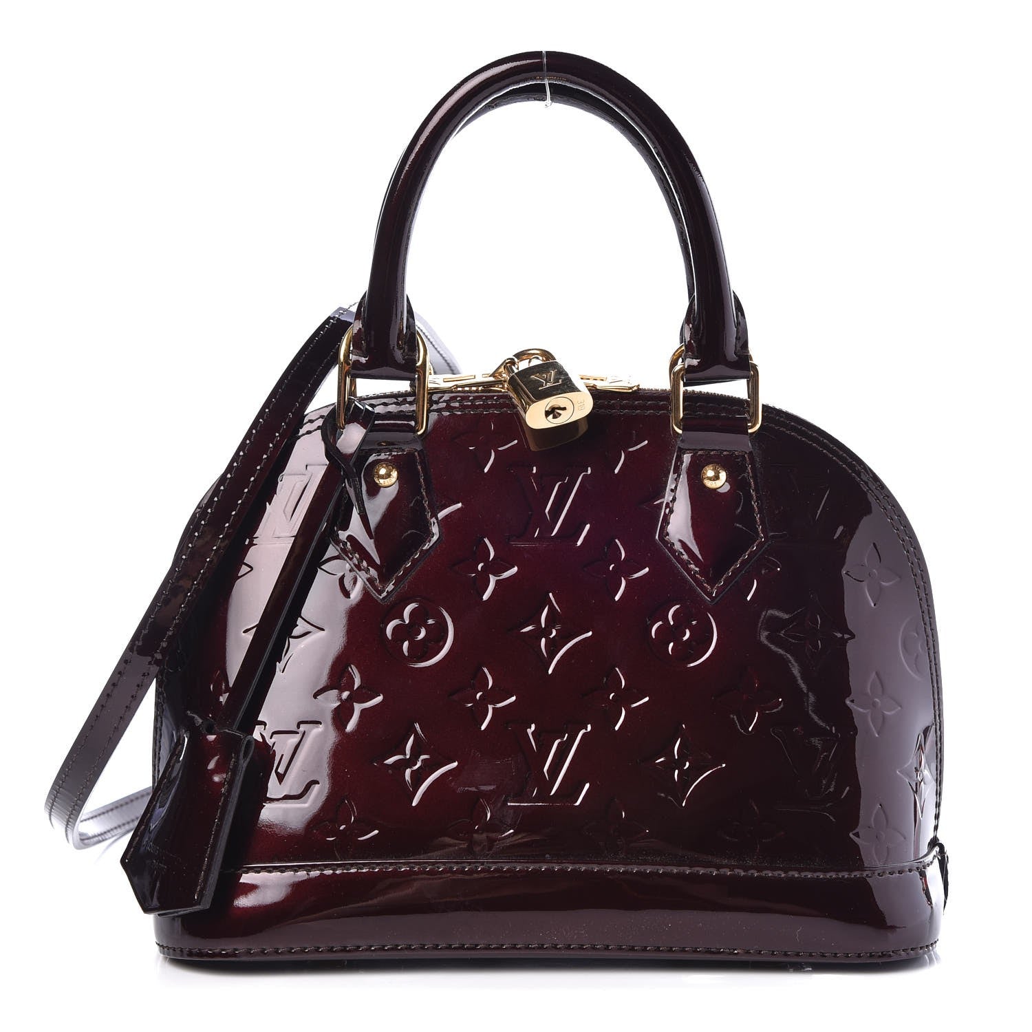 Louis Vuitton Vernis Alma BB Amarante 1 of 7