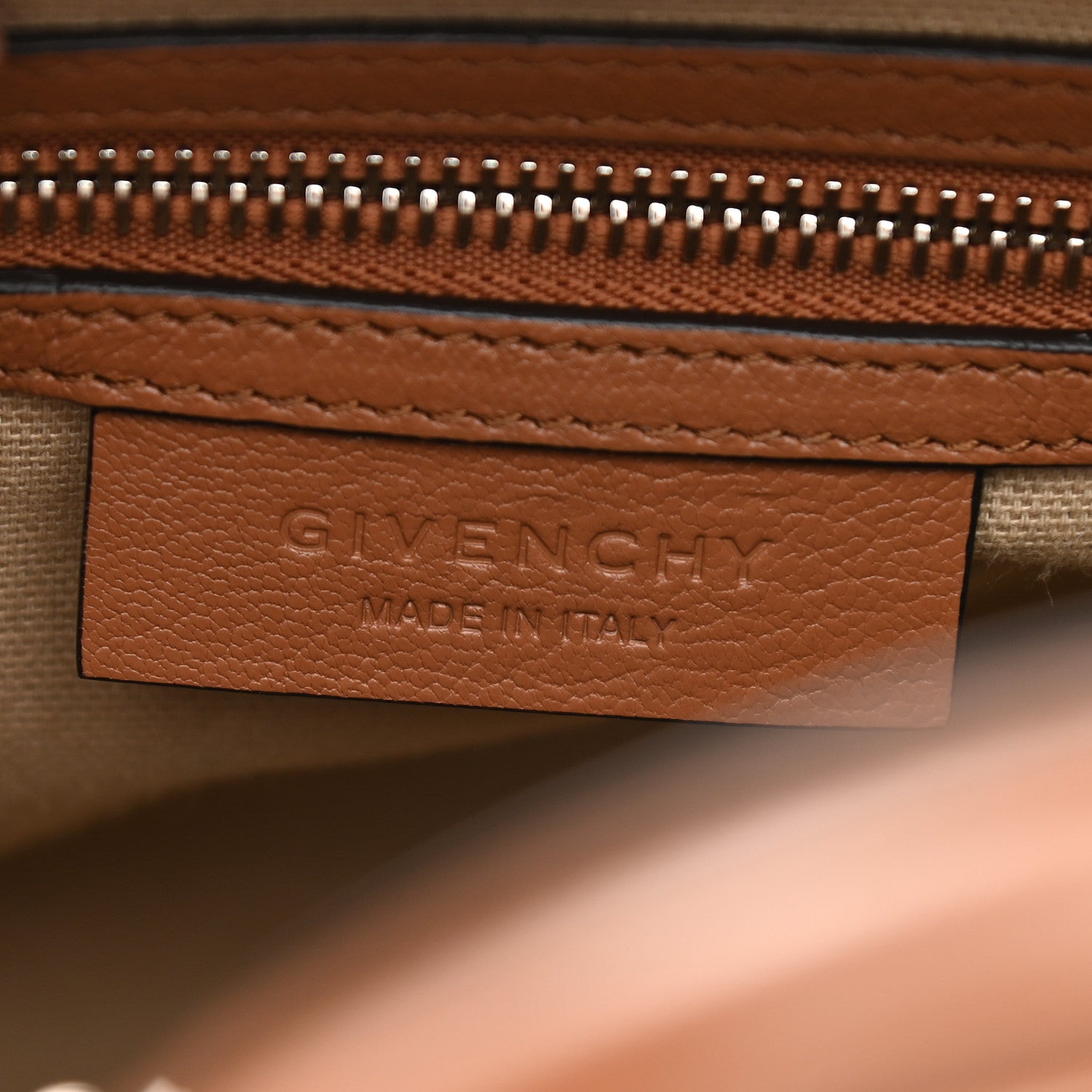 Givenchy Sugar Goatskin Mini Antigona Caramel 6 of 11
