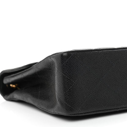 Chanel Caviar Jumbo Single Flap Black 9 of 12