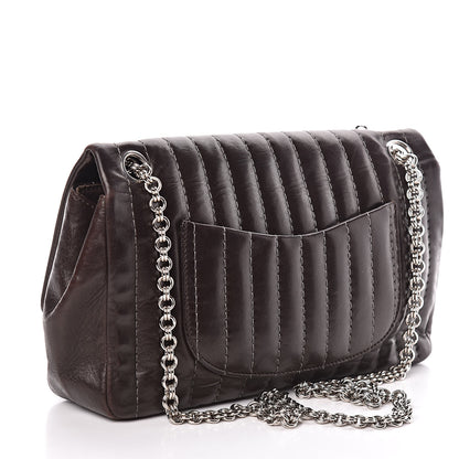 Chanel Lambskin Vertical Quilted Medium Single Flap Brown 3 of 11