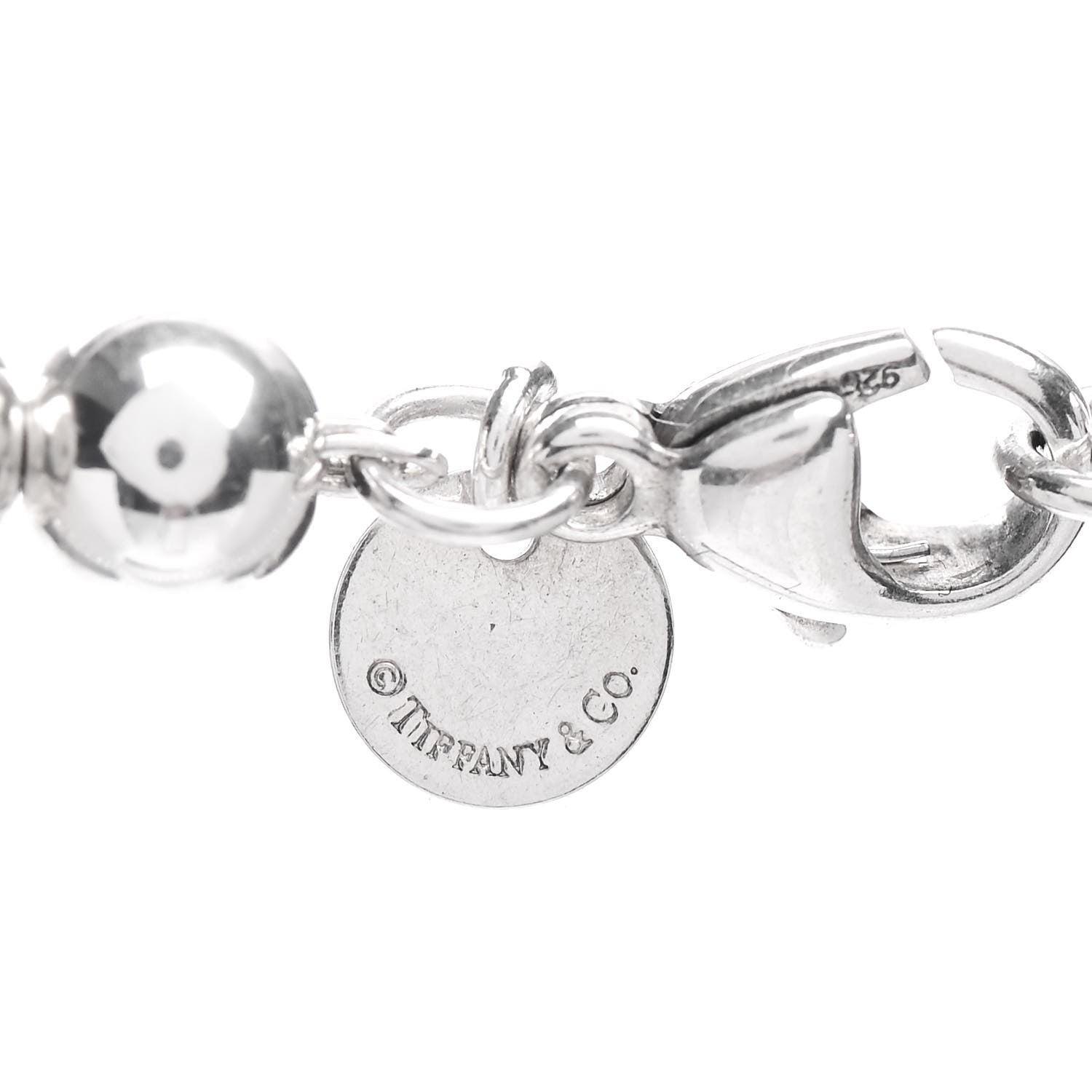 Tiffany Sterling Silver HardWear Graduated Ball Necklace 4 of 4