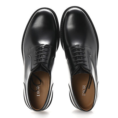 Christian Dior Calfskin Mens Derby Shoes 42 Black 2 of 9