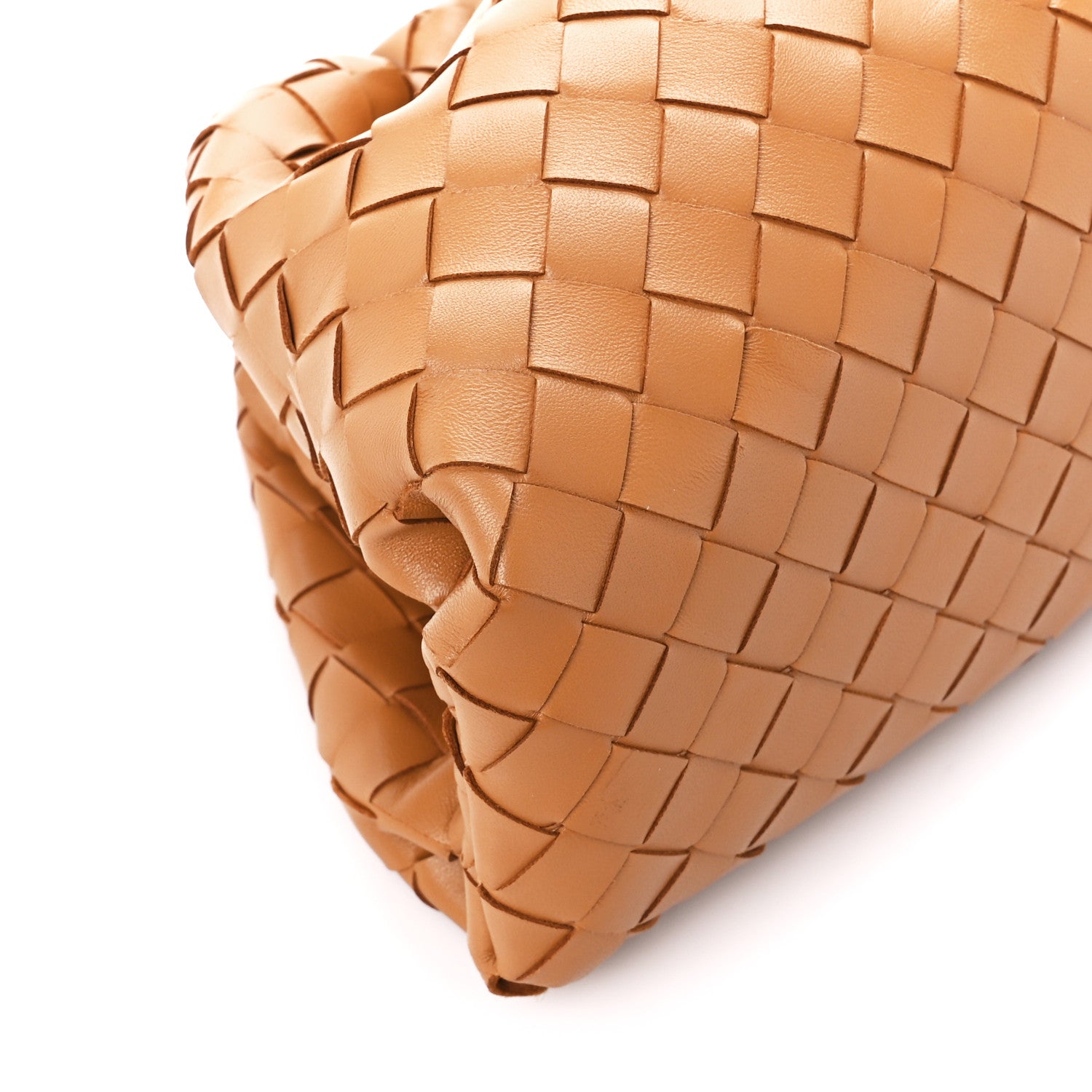 Bottega Veneta Nappa Intrecciato Teen Pouch Caramel 10 of 11