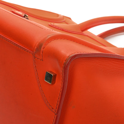 Celine Smooth Calfskin Mini Luggage Bright Orange 11 of 16
