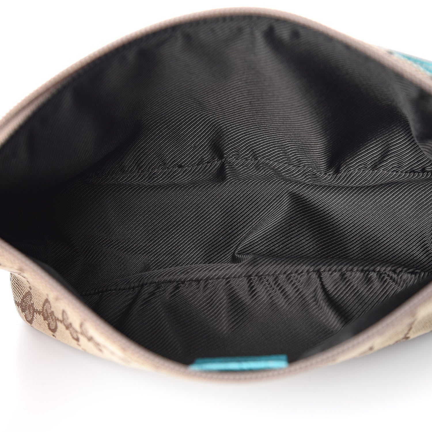 Gucci Monogram Boat Pochette Teal 5 of 10