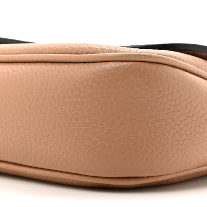 Gucci Pebbled Calfskin Medium Soho Flap Crossbody Camelia 9 of 12