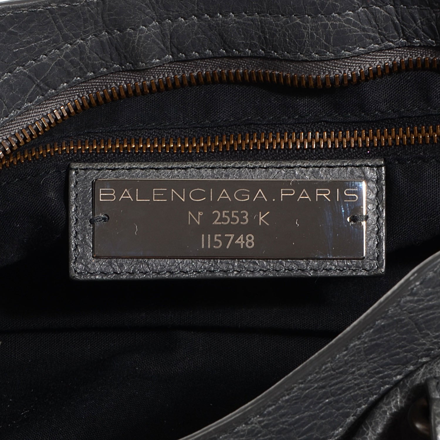 Balenciaga Agneau City Gris Tarmac 8 of 12