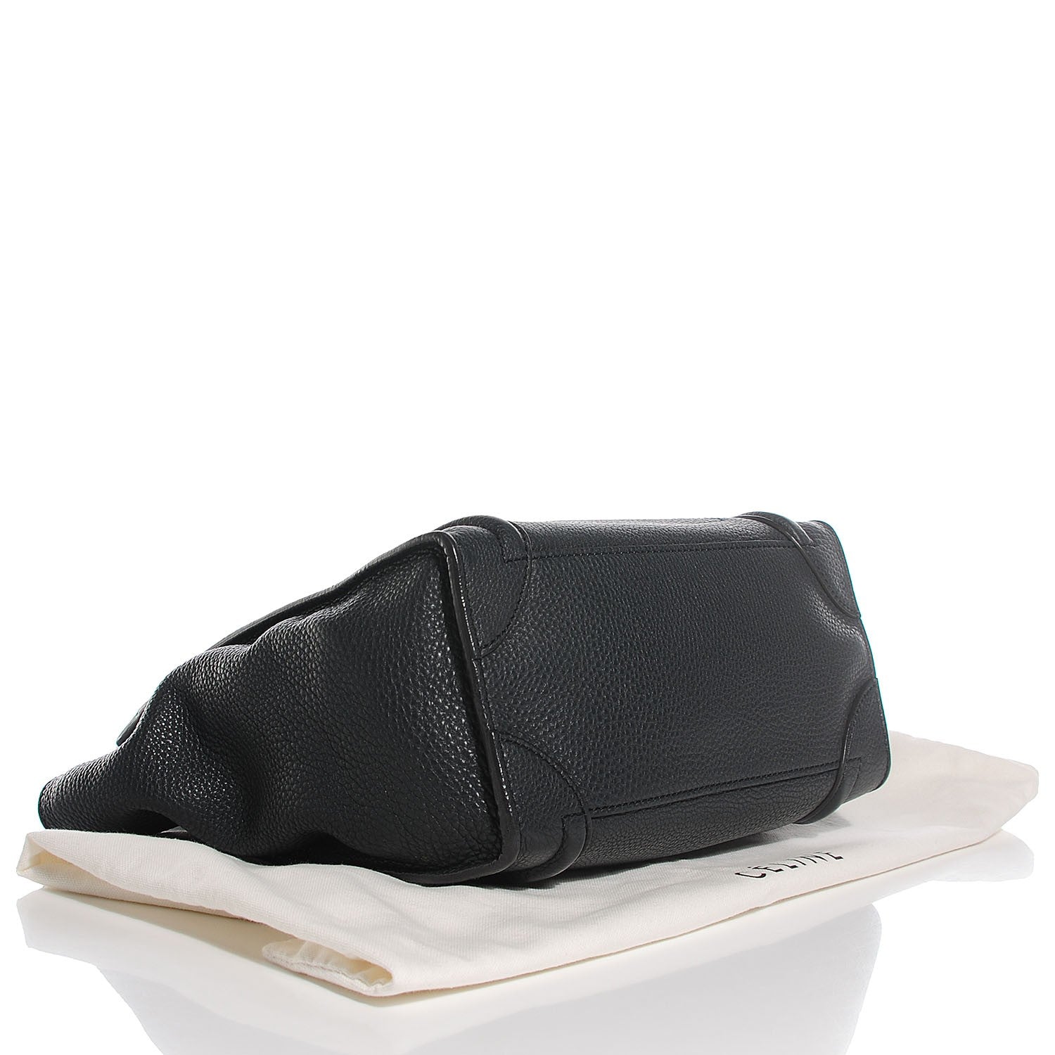 Celine Pebbled Calfskin Micro Luggage Anthracite 4 of 9