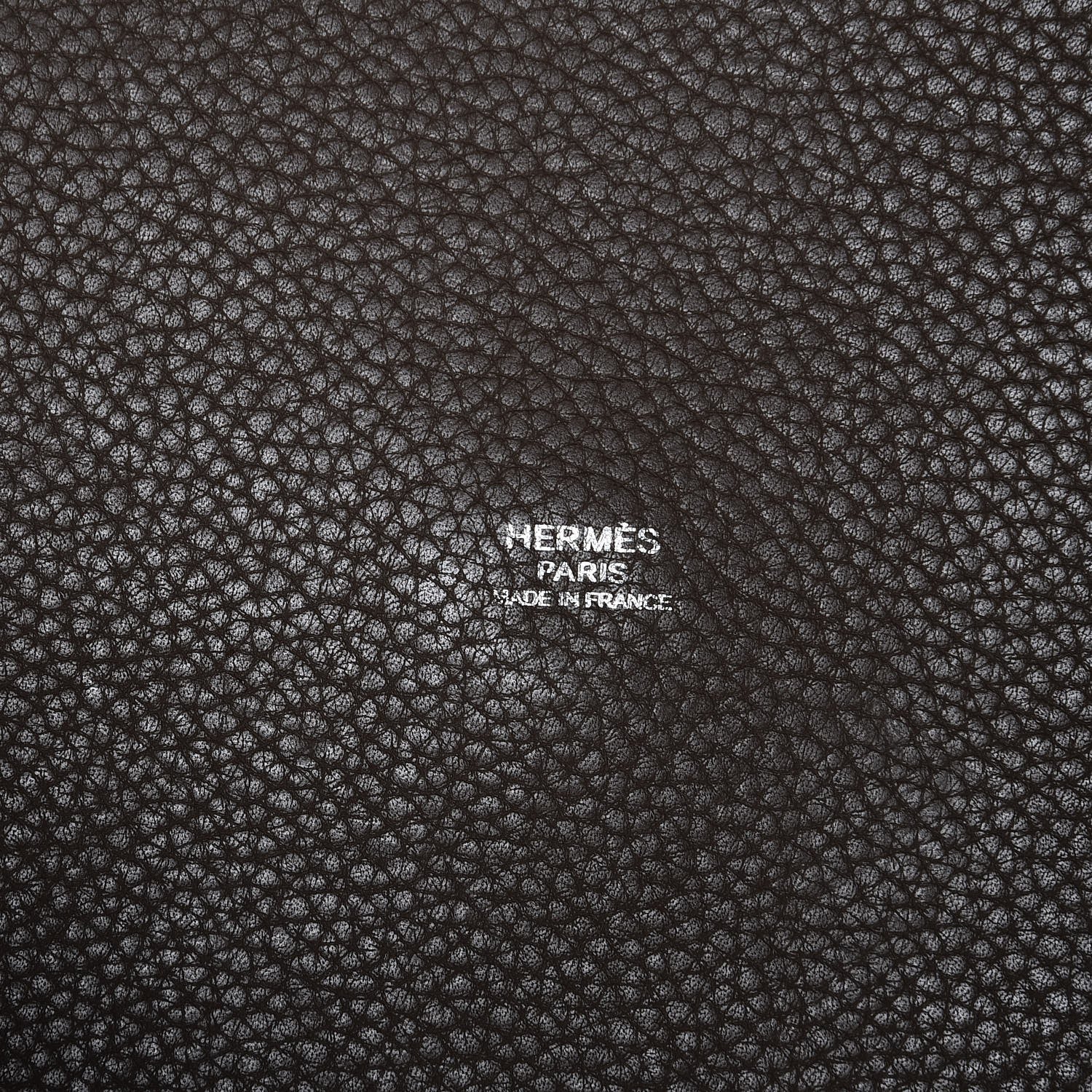 Hermes Taurillon Clemence Picotin 26 GM Etoupe 6 of 9
