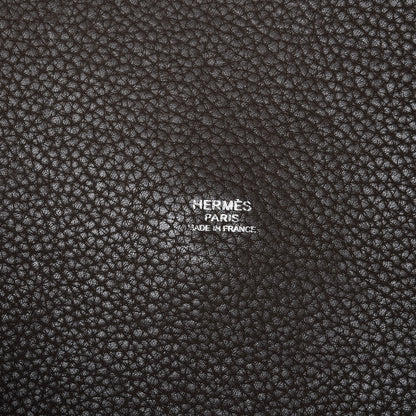 Hermes Taurillon Clemence Picotin 26 GM Etoupe 6 of 9