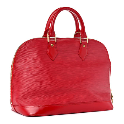 Louis Vuitton Epi Alma PM Castillan Red 3 of 22