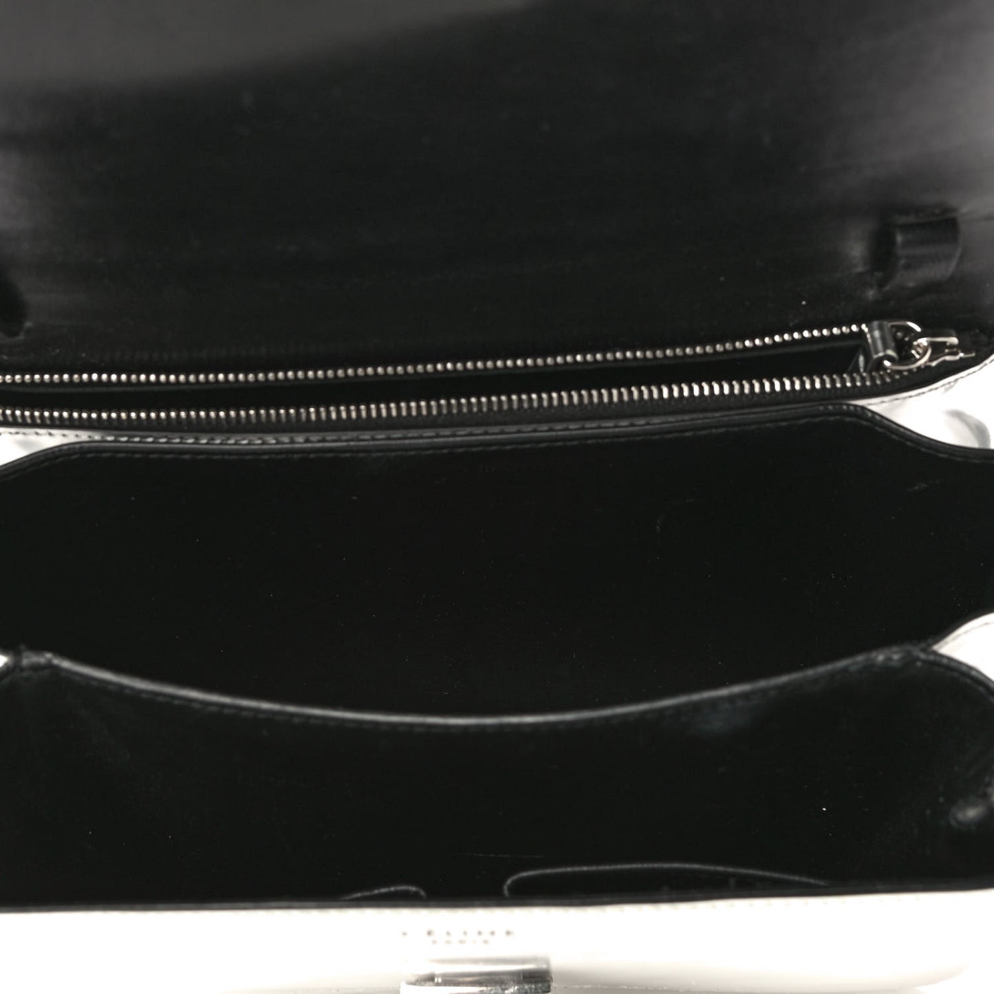 Mirror Box Calfskin Medium Classic Box Flap Bag Silver
