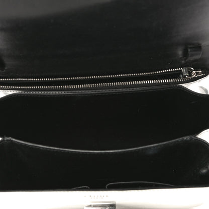 Celine Mirror Box Calfskin Medium Classic Box Flap Bag Silver 9 of 24