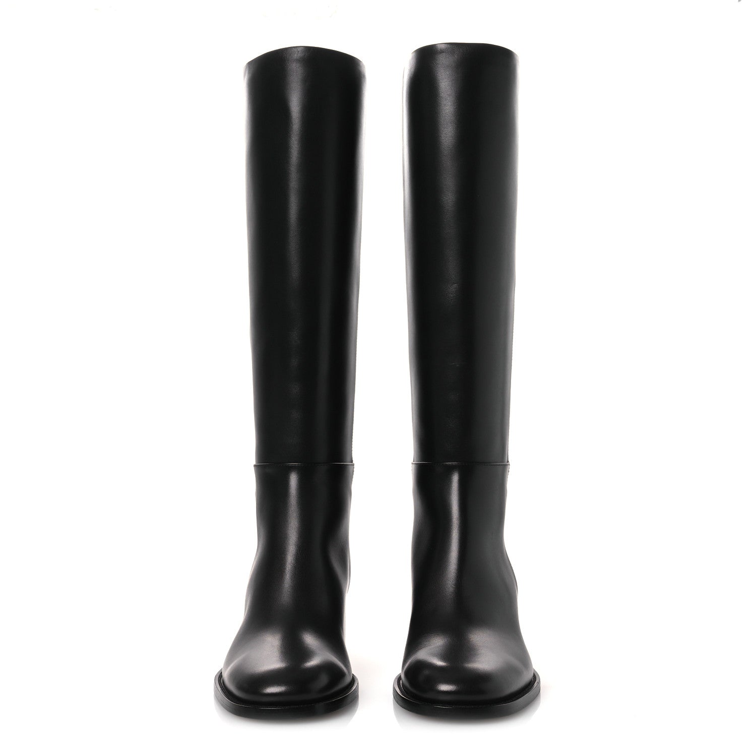Hermes Calfskin Lasso 40 Boots 39 Black 3 of 11