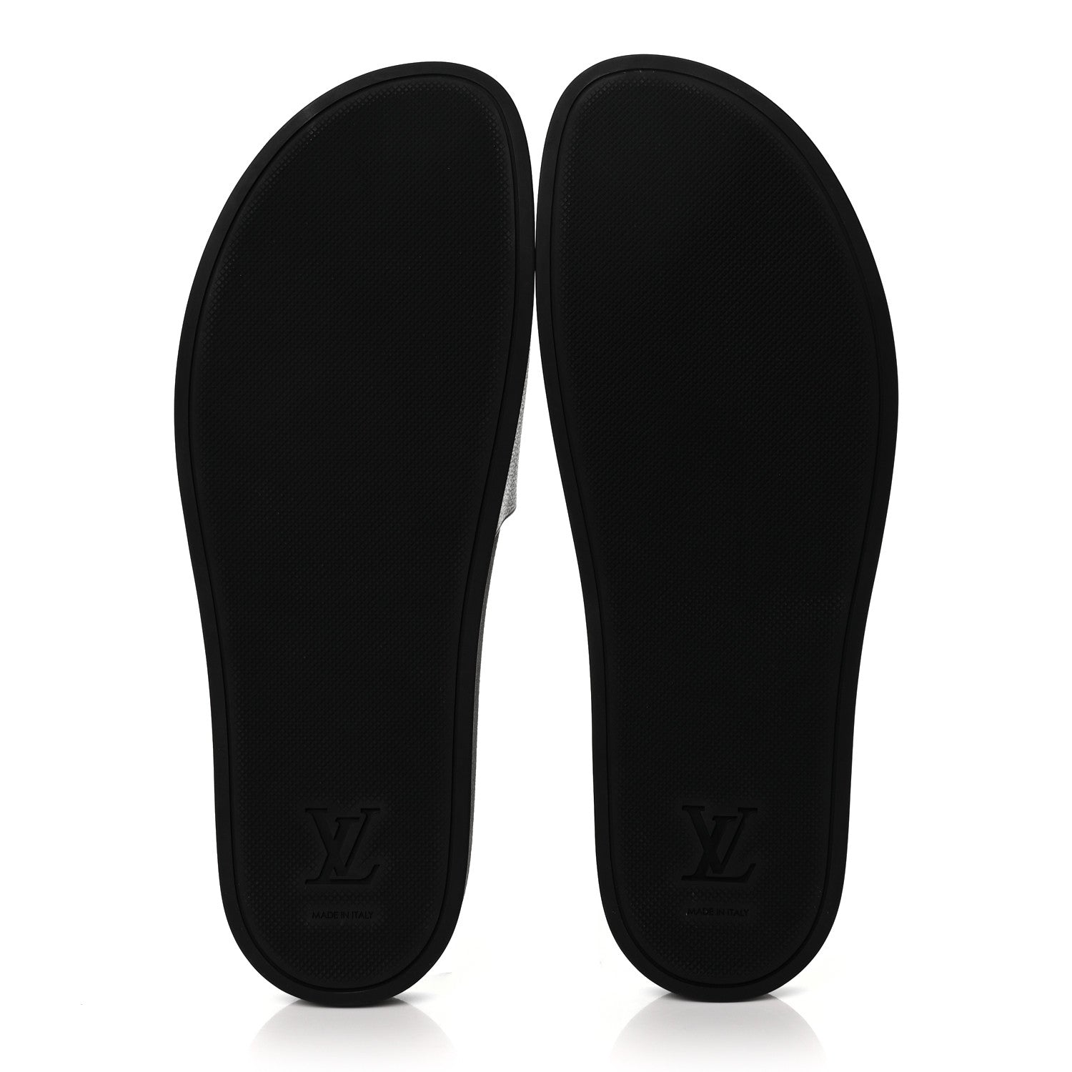 Louis Vuitton Rubber Monogram Eclipse Mens Waterfront Mules 11 Black 5 of 6