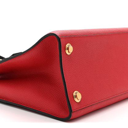Louis Vuitton Taurillon City Steamer PM Black Rouge 9 of 10