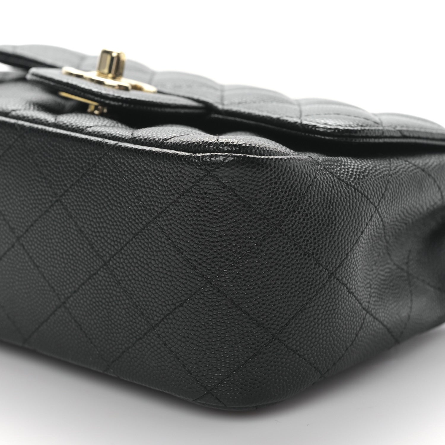 Chanel Caviar Quilted Mini Square Flap Black 9 of 9