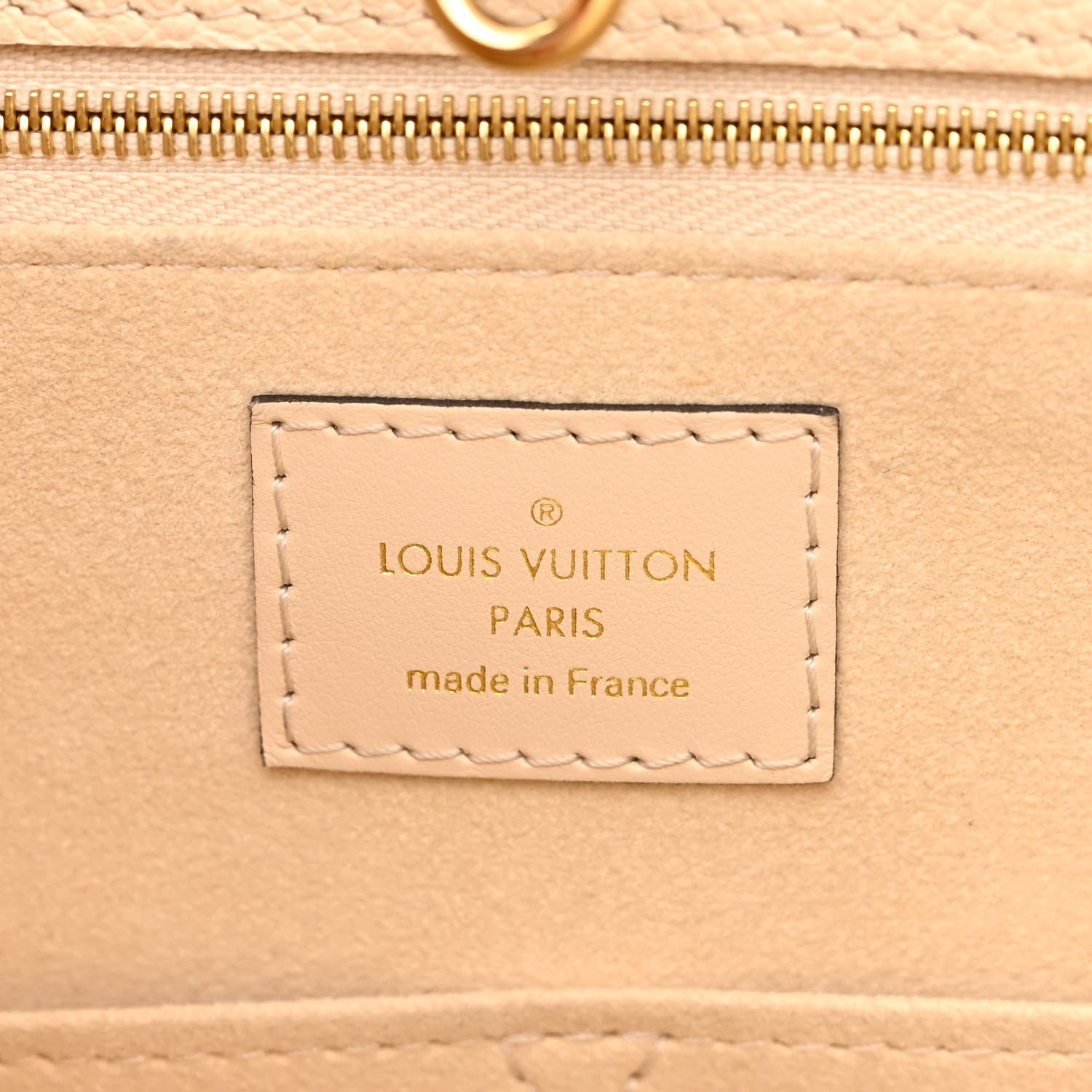 Louis Vuitton Empreinte Monogram Giant Onthego MM Creme 6 of 11