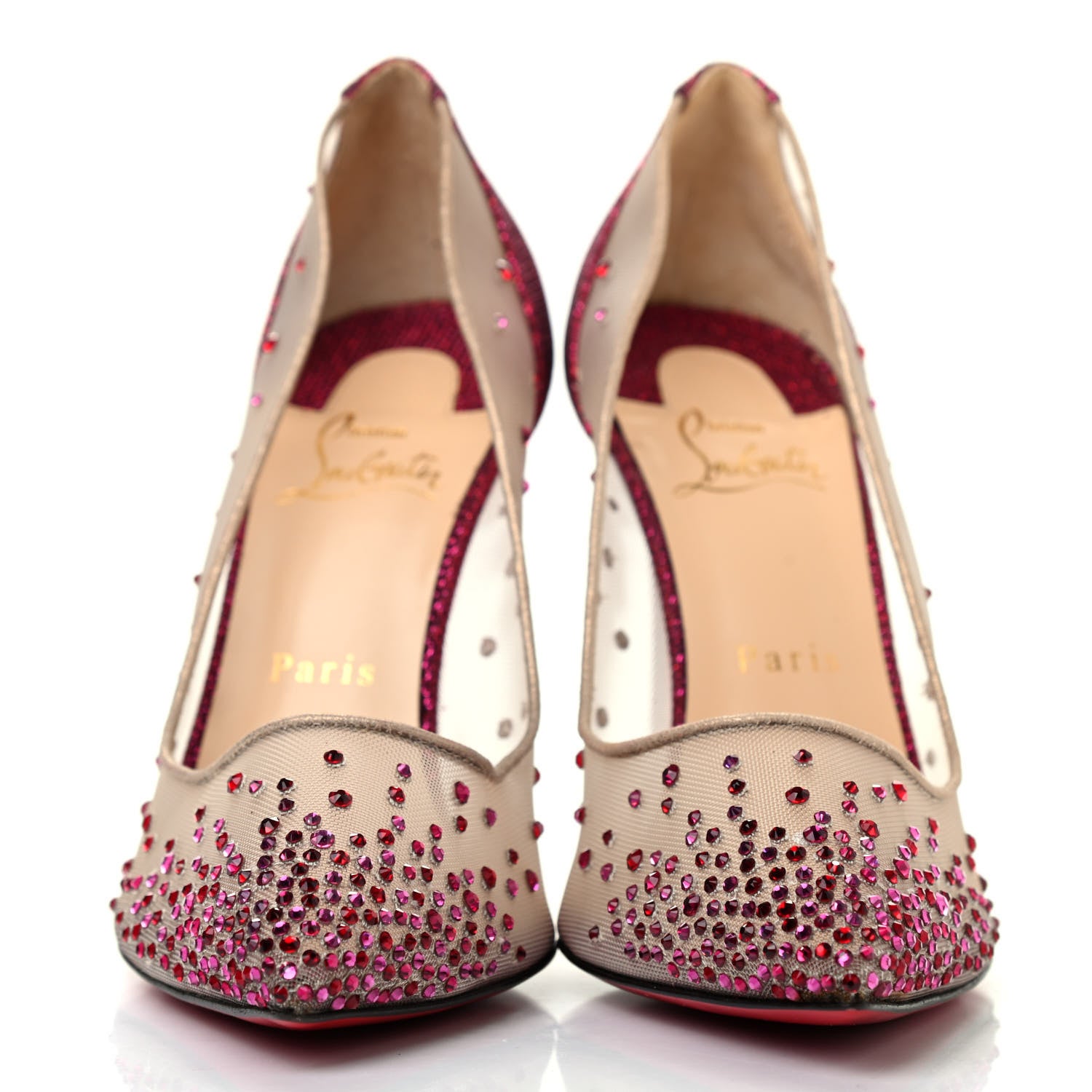Christian Louboutin Crystal Strass Follies 100 Pumps 39 2 of 7