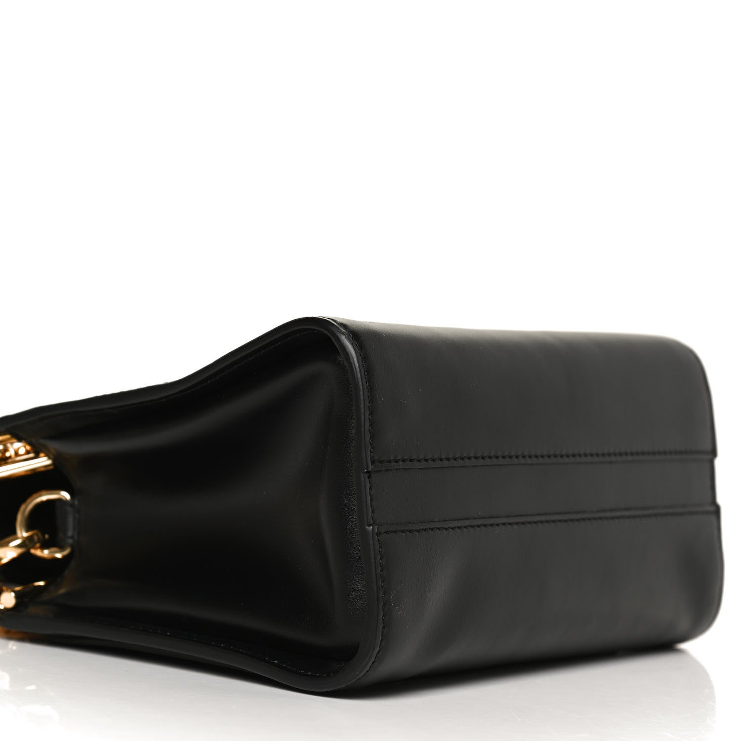 Chloe Shiny Calfskin Mini Annie Shoulder Bag Black 5 of 14